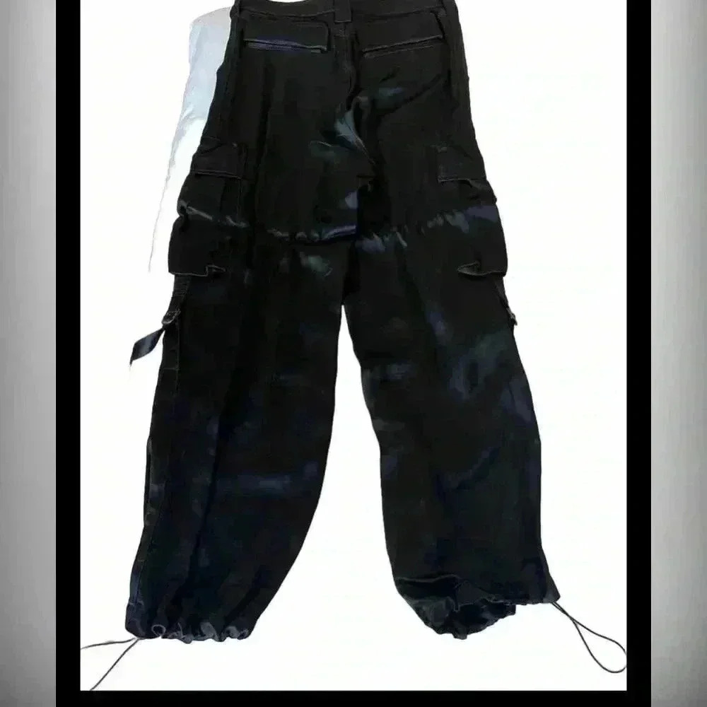 NWOT Zara satin black silk top and pant set - Picture 3 of 7